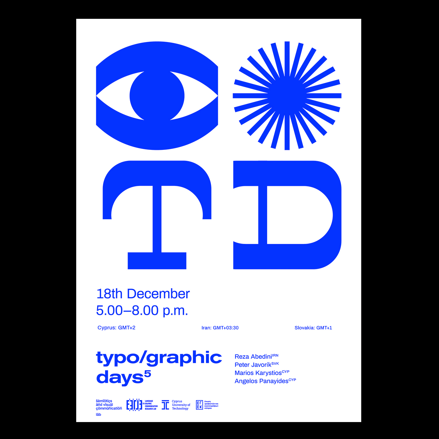 typographic days event poster